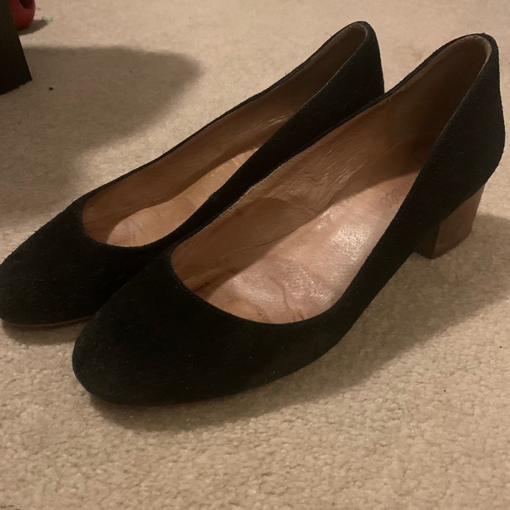 Madewell wood block heels
